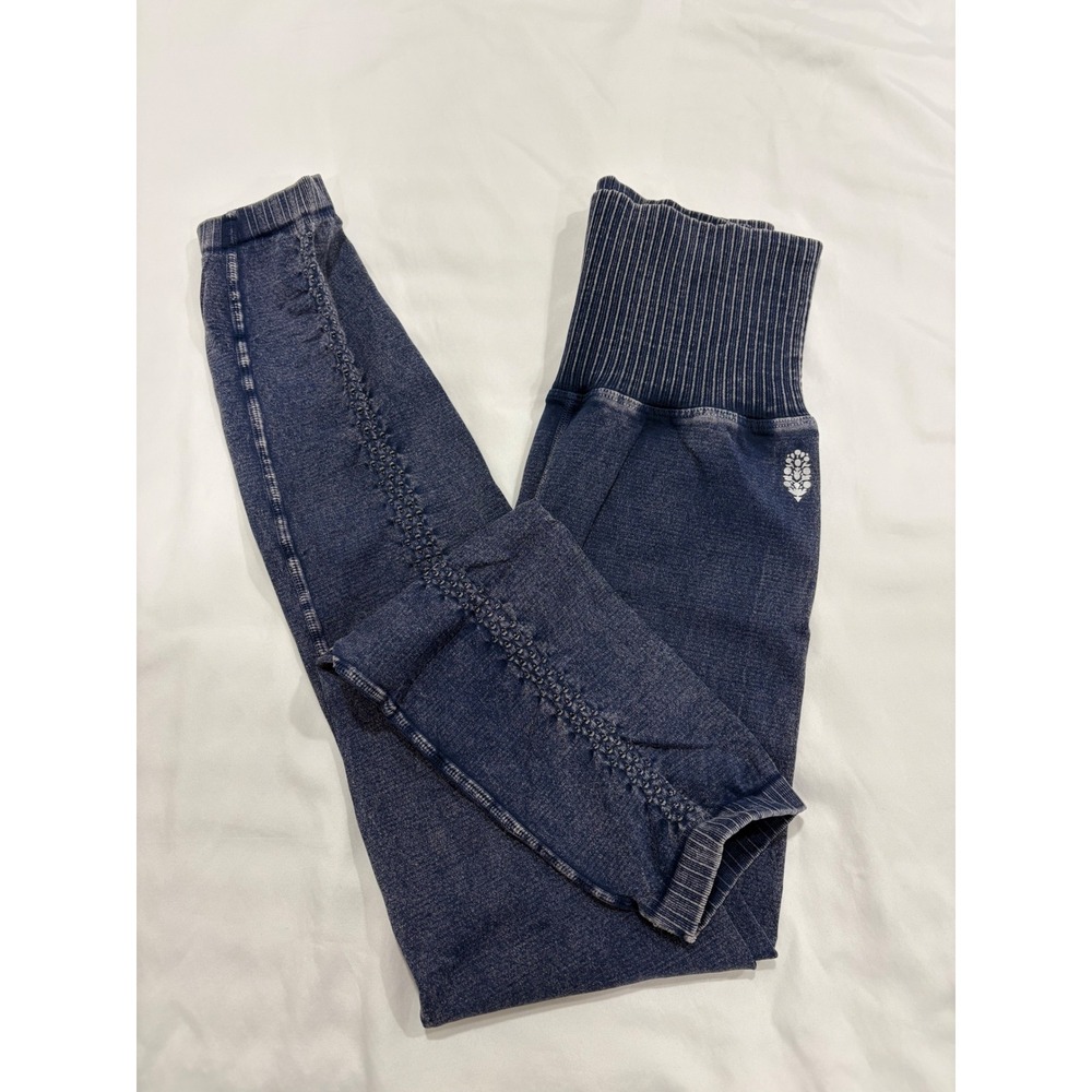 Free People Movement High-Rise 7/8 Length Good Karma Leggings Navy Size XS/S
